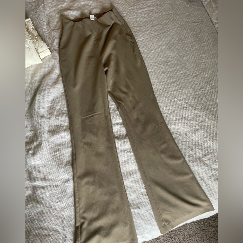Tan Flared Pants - H&M